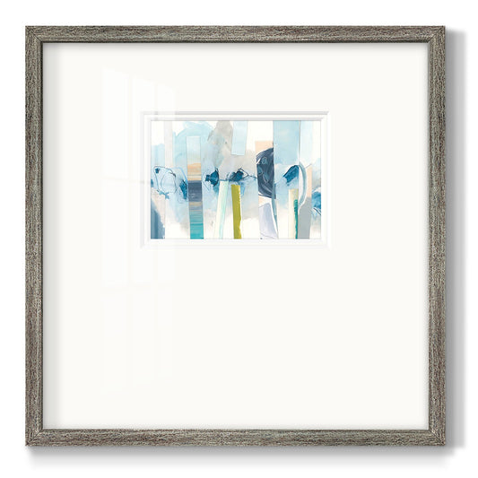 Liquid Strata I - Double Matboard Framed Print