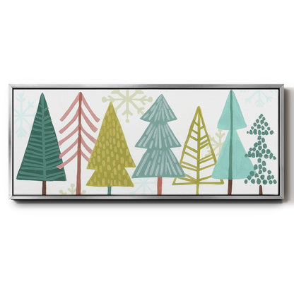 Modern Holiday Collection D - Floater Framed Canvas Print