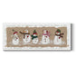 Snowmen Friends Premium Gallery Wrapped Canvas - Ready to Hang