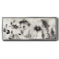 Misty Wildflower Morning - Floater Framed Canvas Print