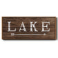 To the Lake - Floater Framed Canvas Print