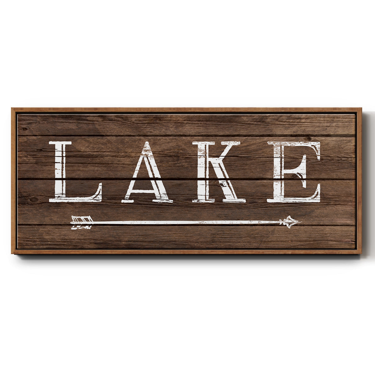 To the Lake - Floater Framed Canvas Print