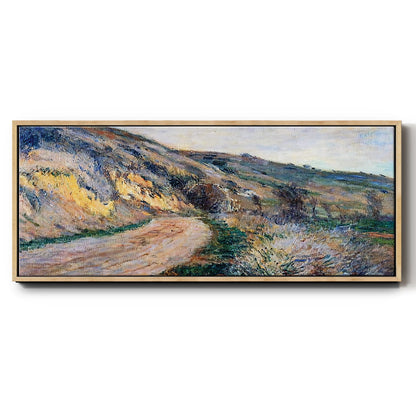 The Road to Giverny, 1885 - Floater Framed Canvas Print