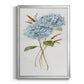 Petite Blue Hydrangea I - Modern Framed Canvas Print