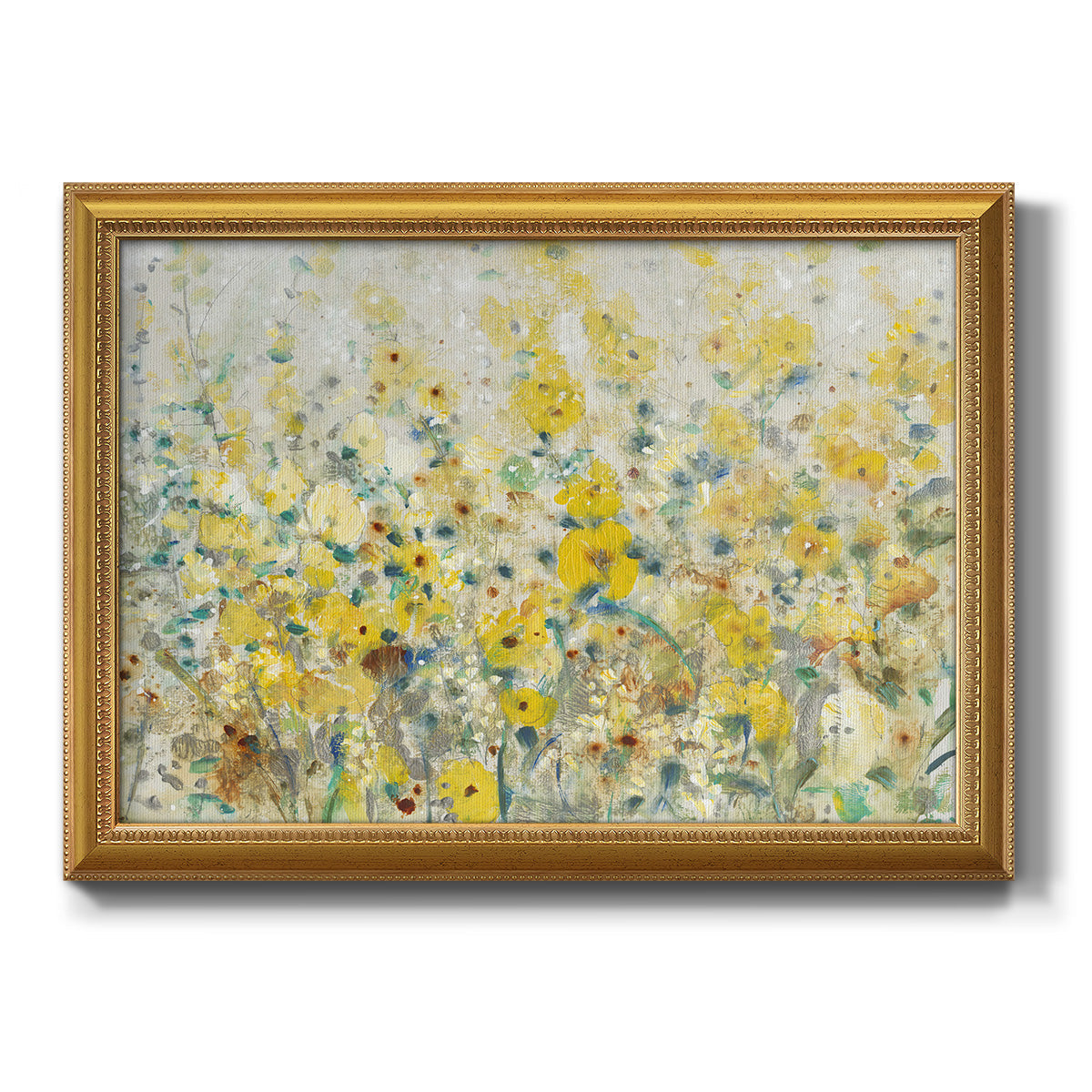 Cheerful Garden II Premium Framed Canvas- Ready to Hang