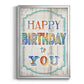 Happy Birthday to You - Modern Framed Canvas Print