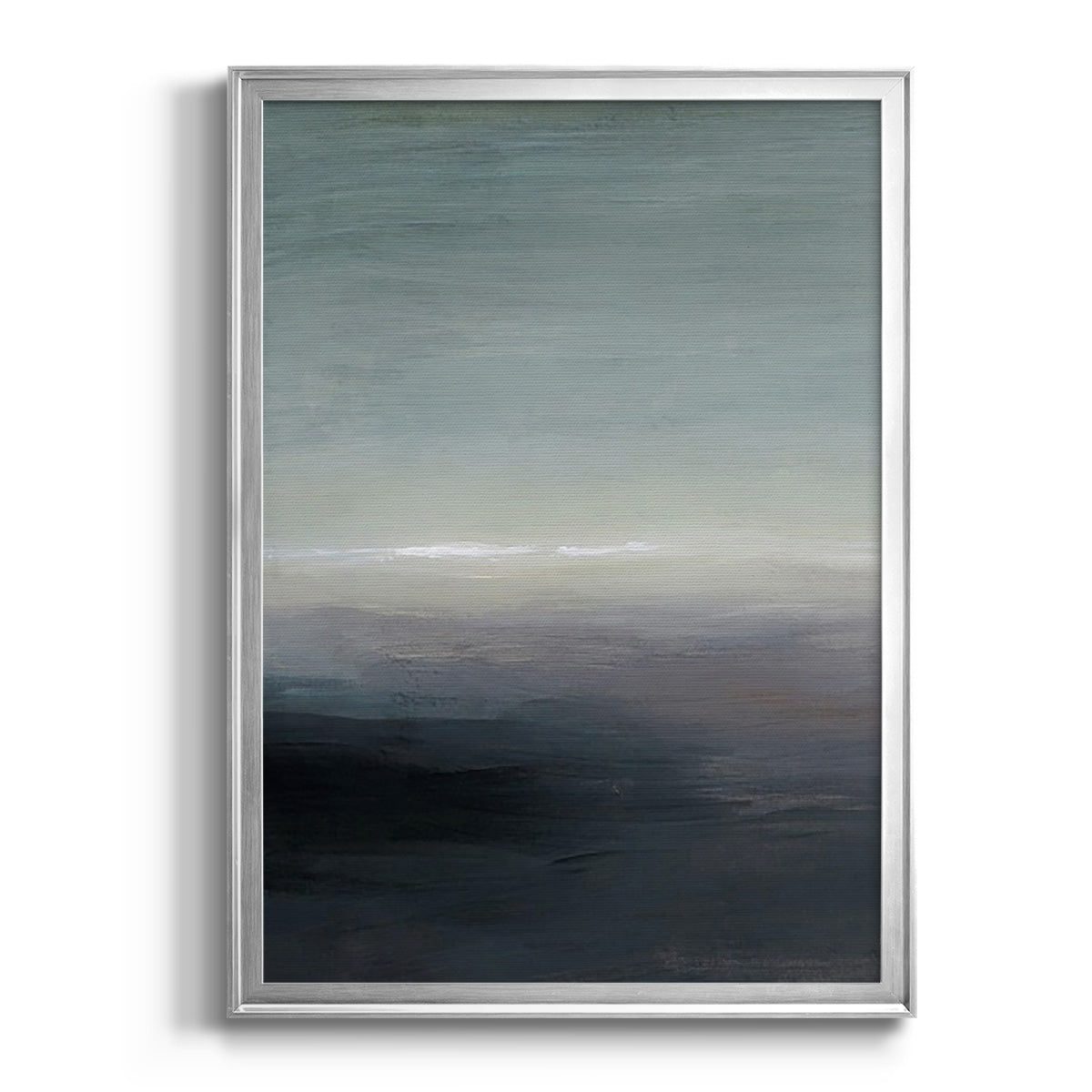 Windy Moor I - Modern Framed Canvas Print