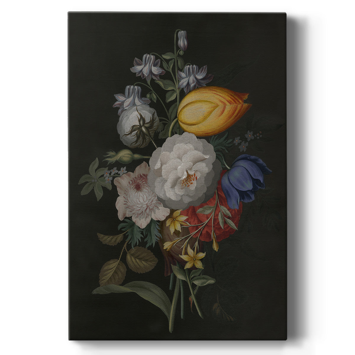 Dramatic Bouquet III Premium Gallery Wrapped Canvas - Ready to Hang