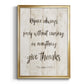 Rejoice Always - Modern Framed Canvas Print