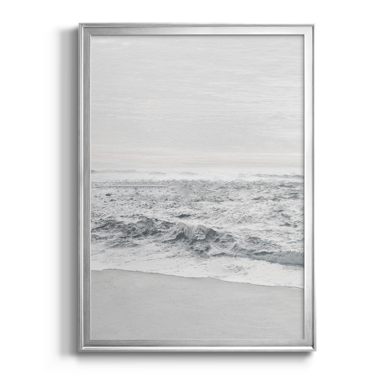 Gentle Tides II - Modern Framed Canvas Print