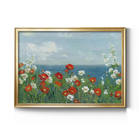 Through the Flowers Premium Classic Framed Canvas - Ready to Hang