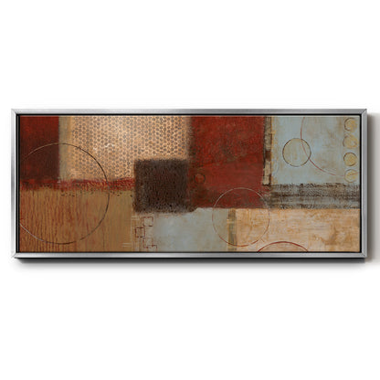 Seasons Go Round I - Floater Framed Canvas Print