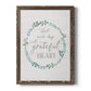 Start Each Day - Premium Canvas Framed in Barnwood - Ready to Hang