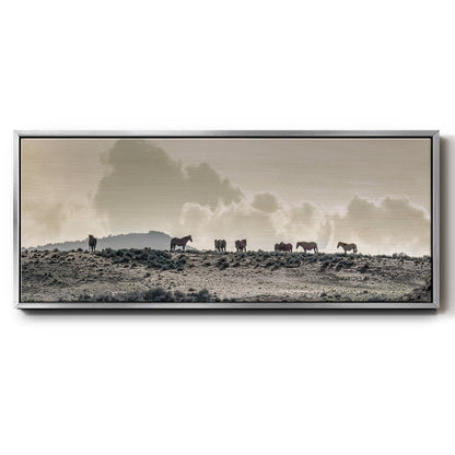 Wild Horse Ridge - Floater Framed Canvas Print