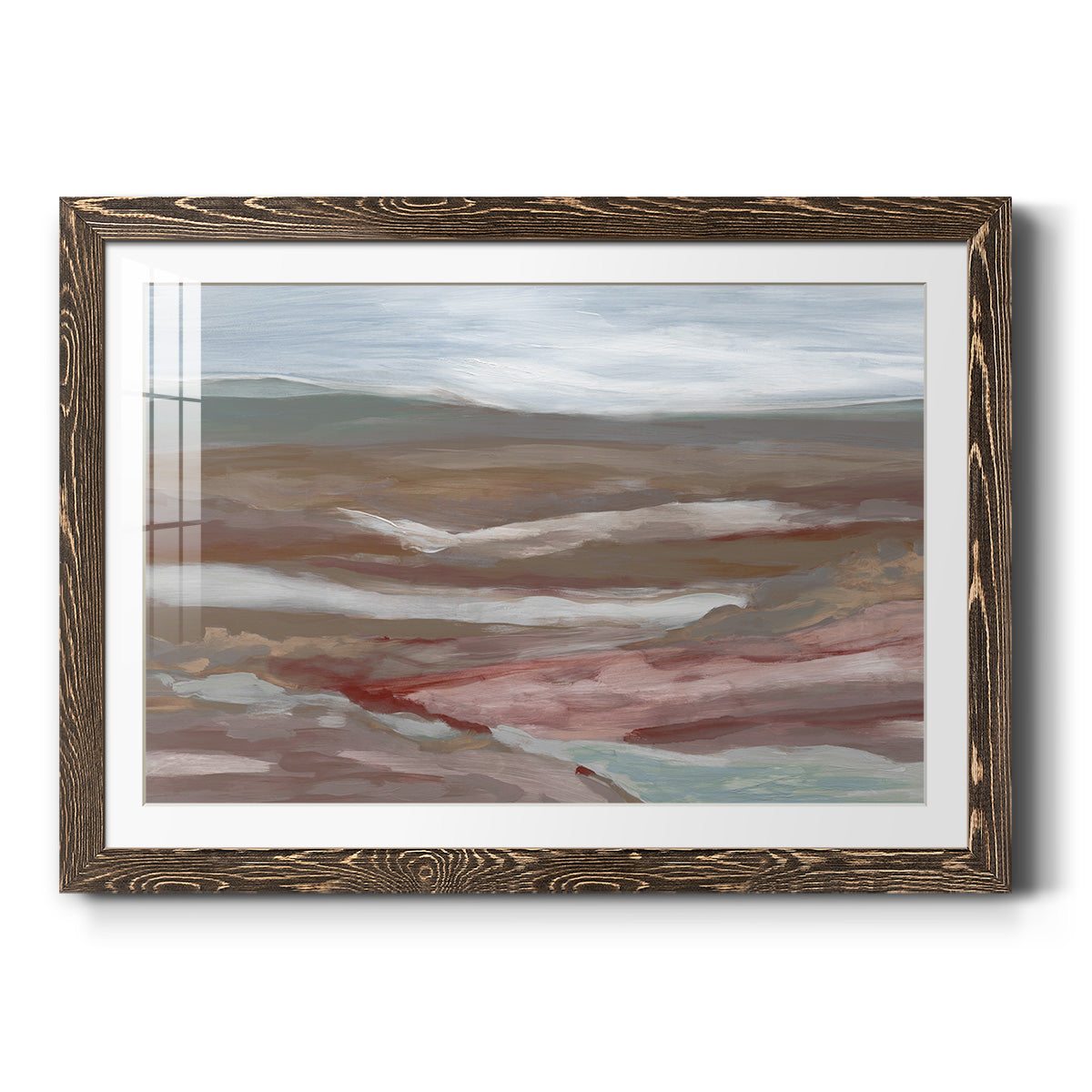 Valley of Fall - Barnwood Framed Art Print