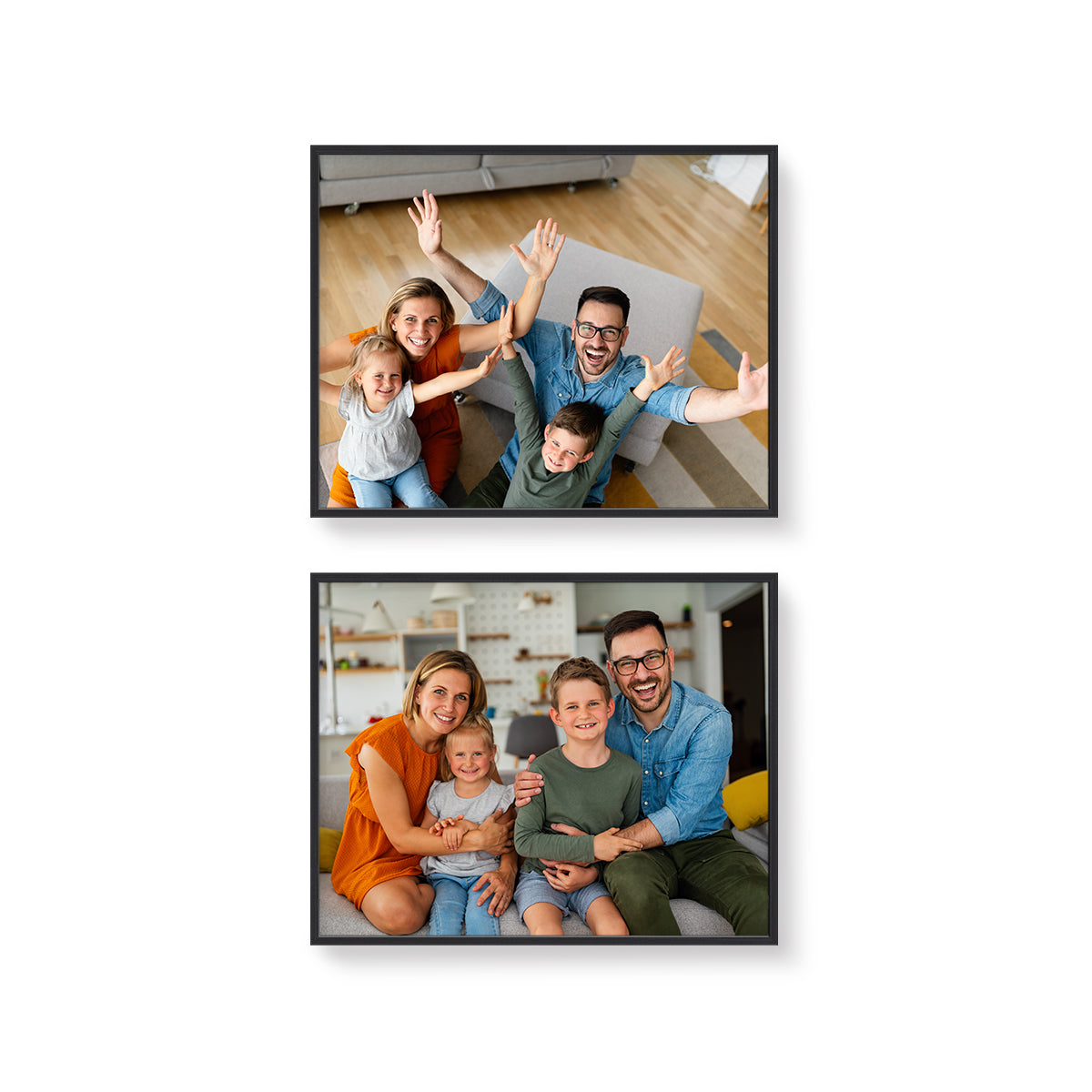 Set of 2 Restickable Custom Framed Photos - 28" x 22"