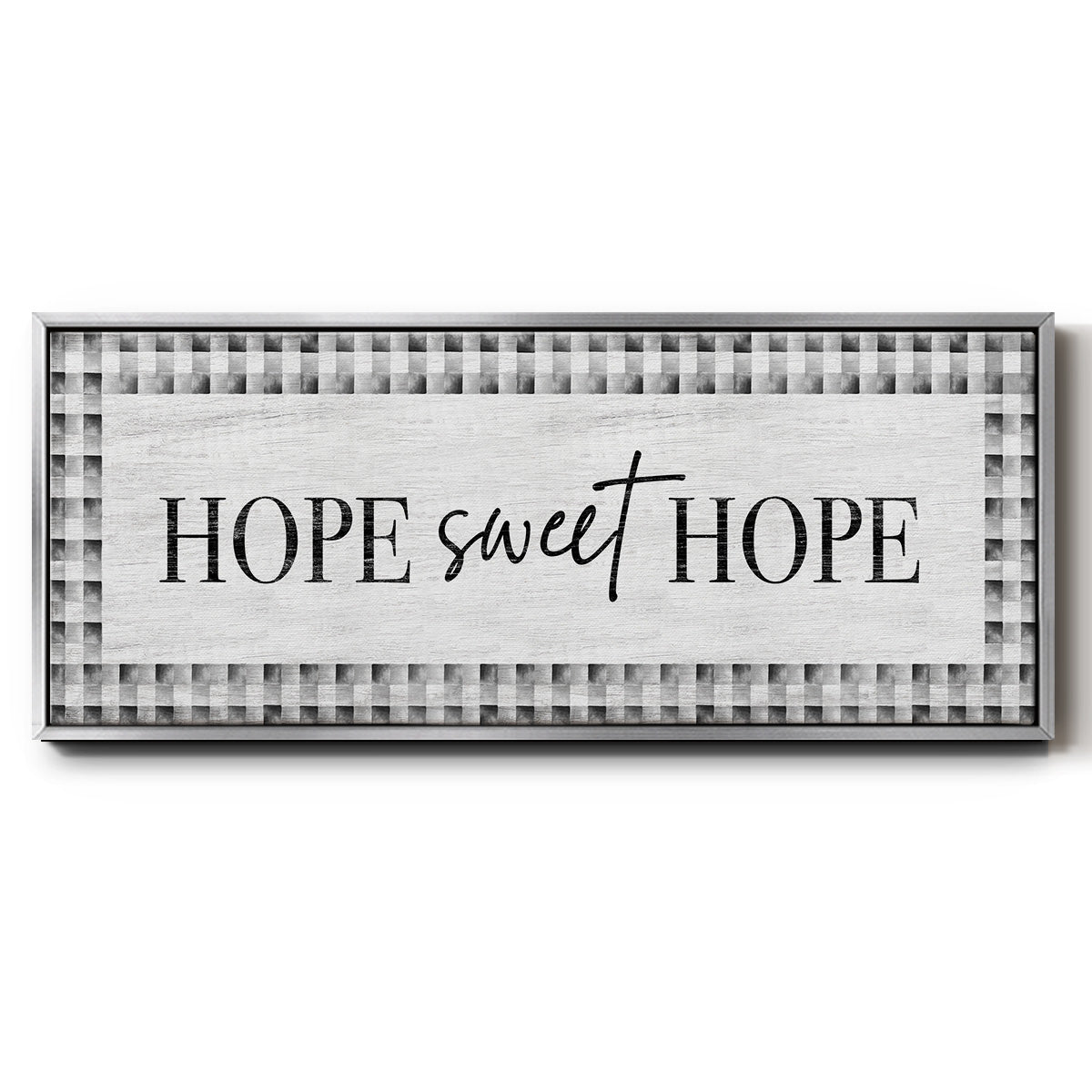 Hope Sweet Hope - Floater Framed Canvas Print