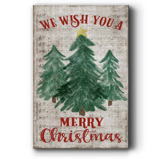 We Wish You A Merry Christmas - Canvas Art Print