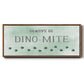 Dinomite - Floater Framed Canvas Print