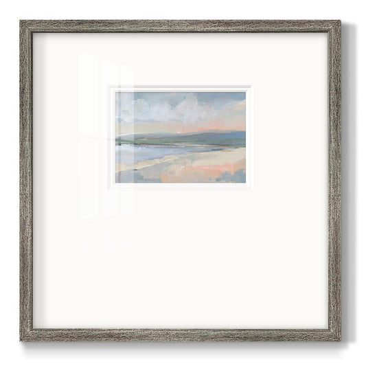 Coastal Study I Premium Framed Print Double Matboard