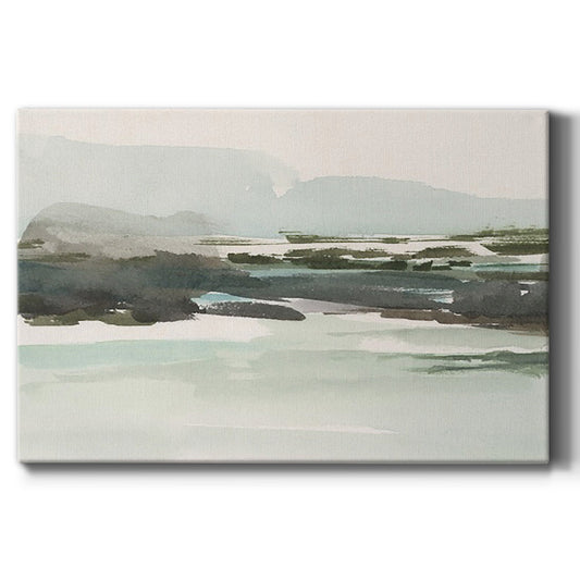 Turquoise Marsh I Premium Gallery Wrapped Canvas - Ready to Hang