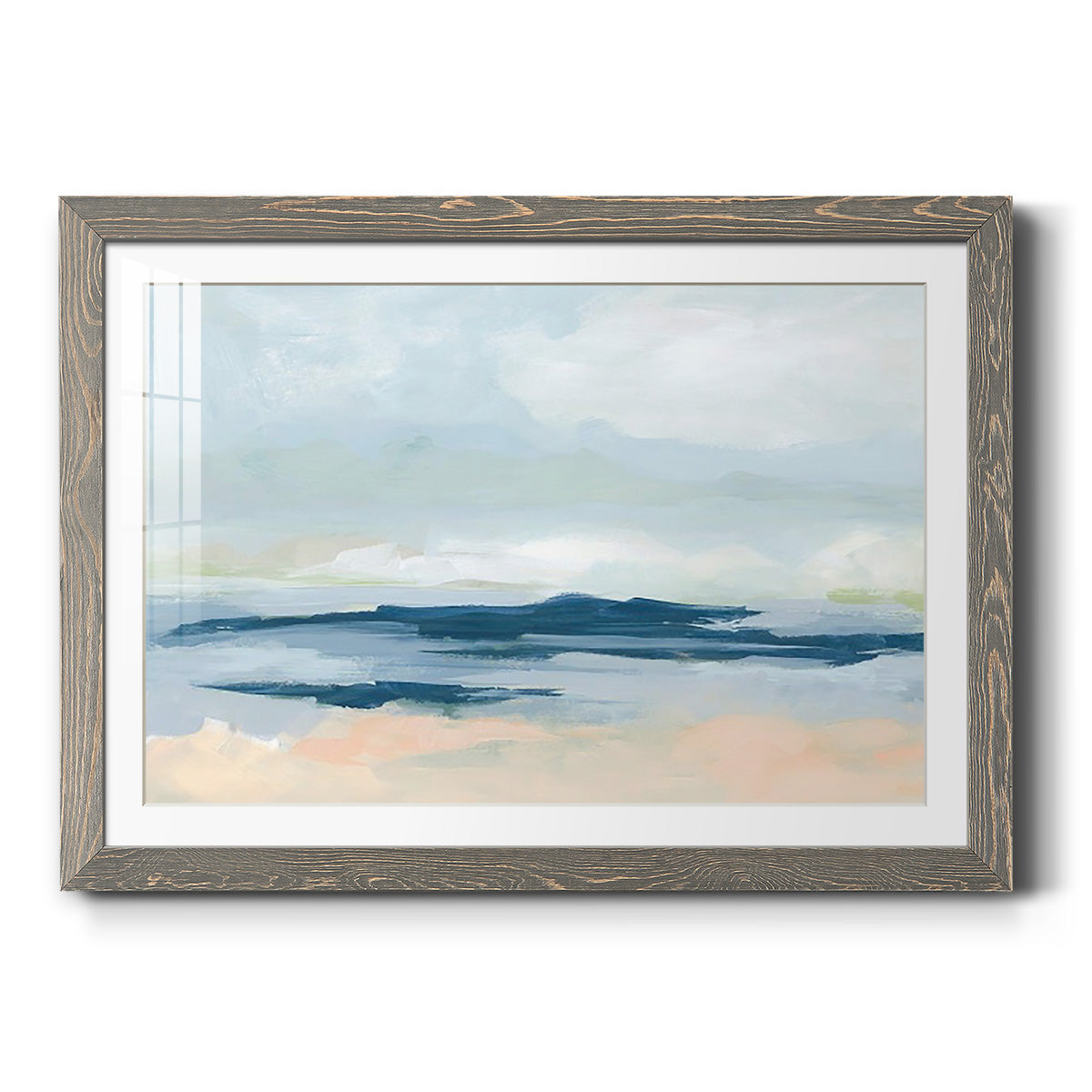 Matala Coast II - Barnwood Framed Art Print