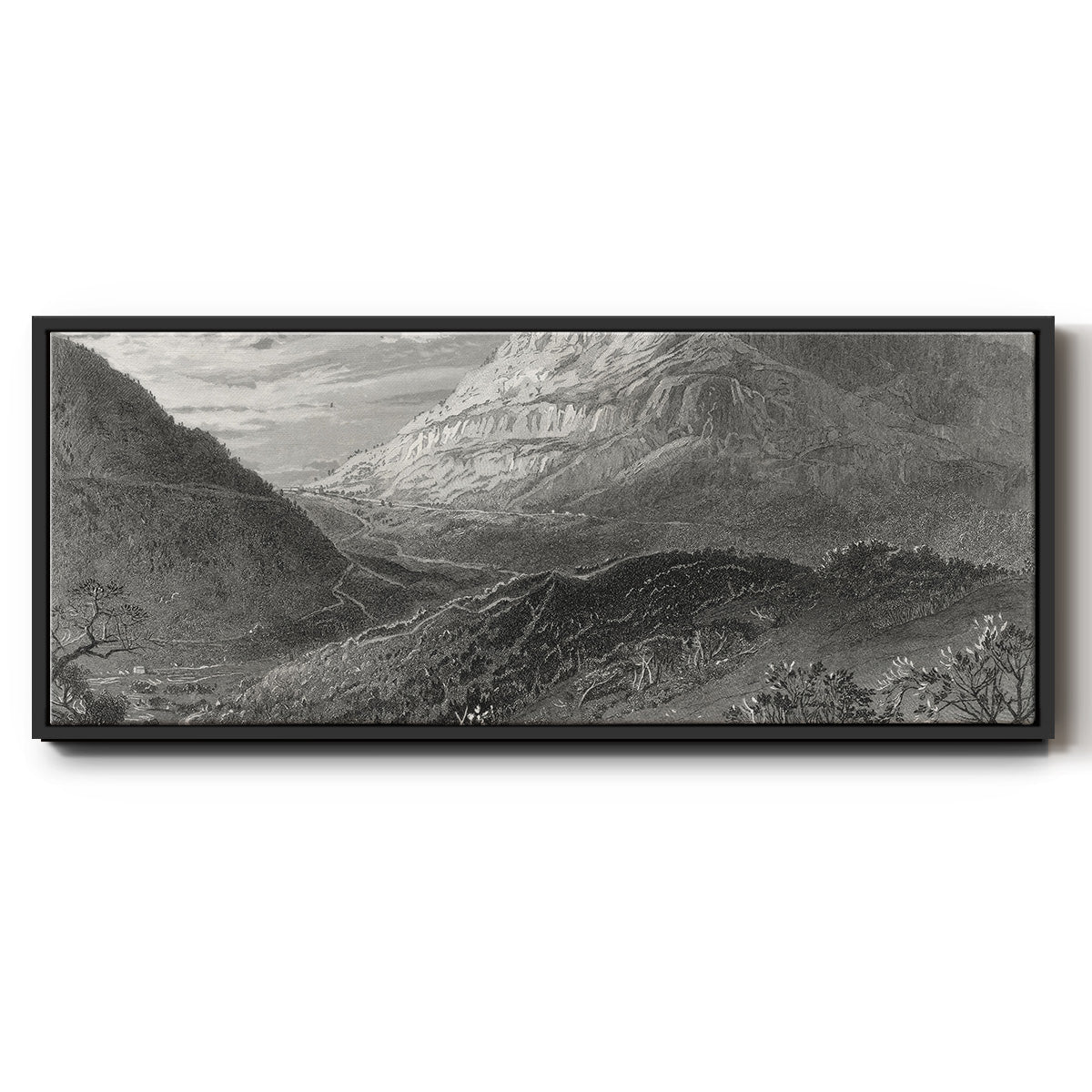 Cumberland Gap - Floater Framed Canvas Print