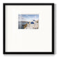 Santorini View Premium Framed Print Double Matboard