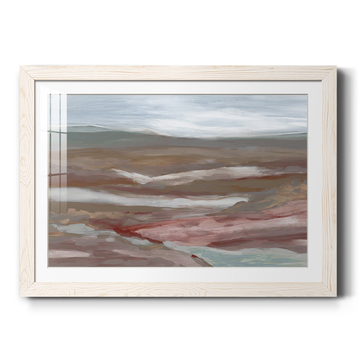 Valley of Fall - Barnwood Framed Art Print