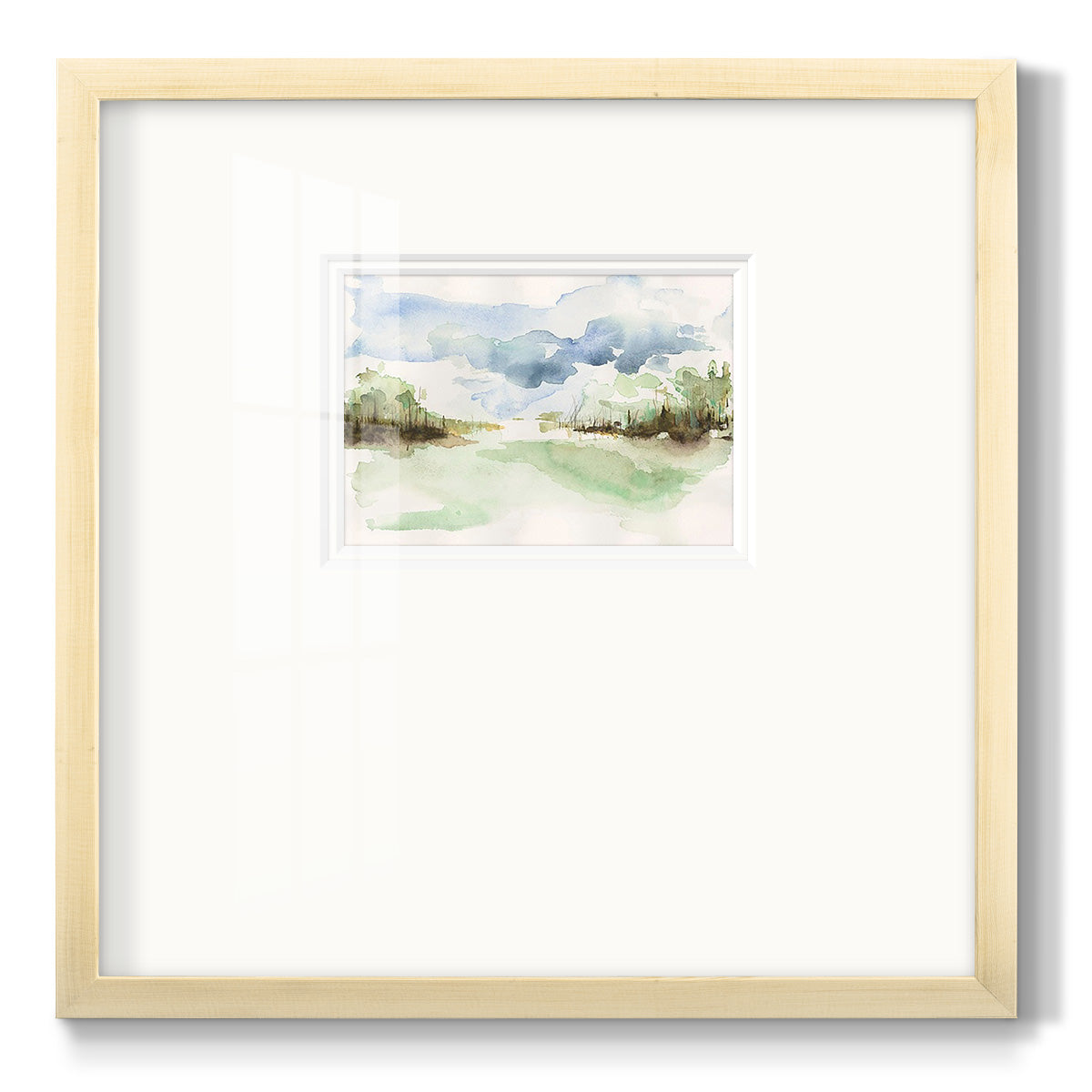 Brush Thickets II - Double Matboard Framed Print
