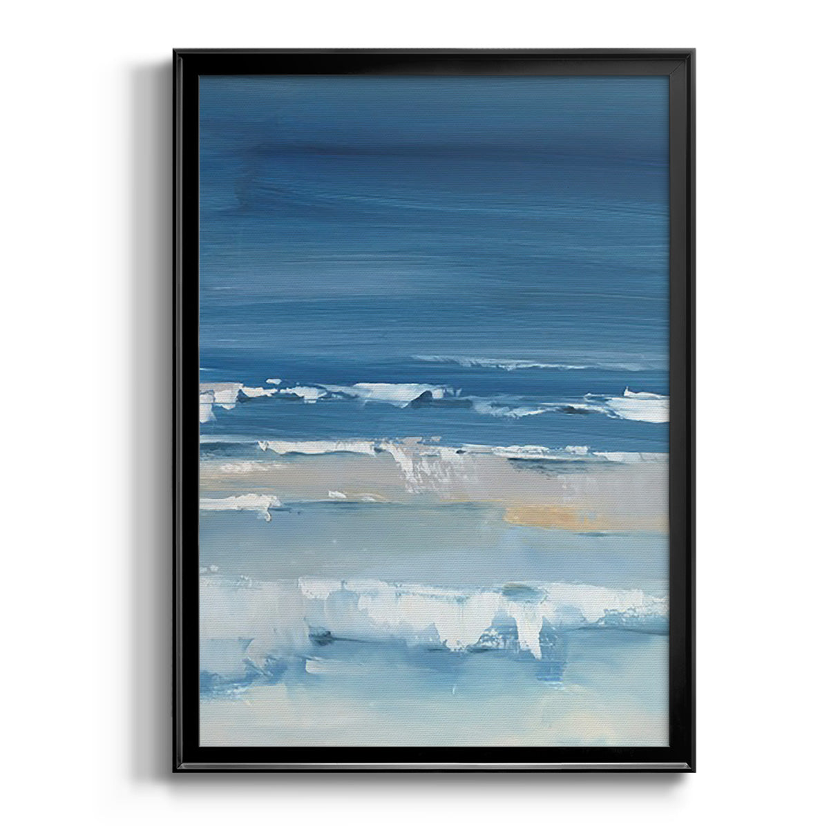 Coastal Colors I - Modern Framed Canvas Print