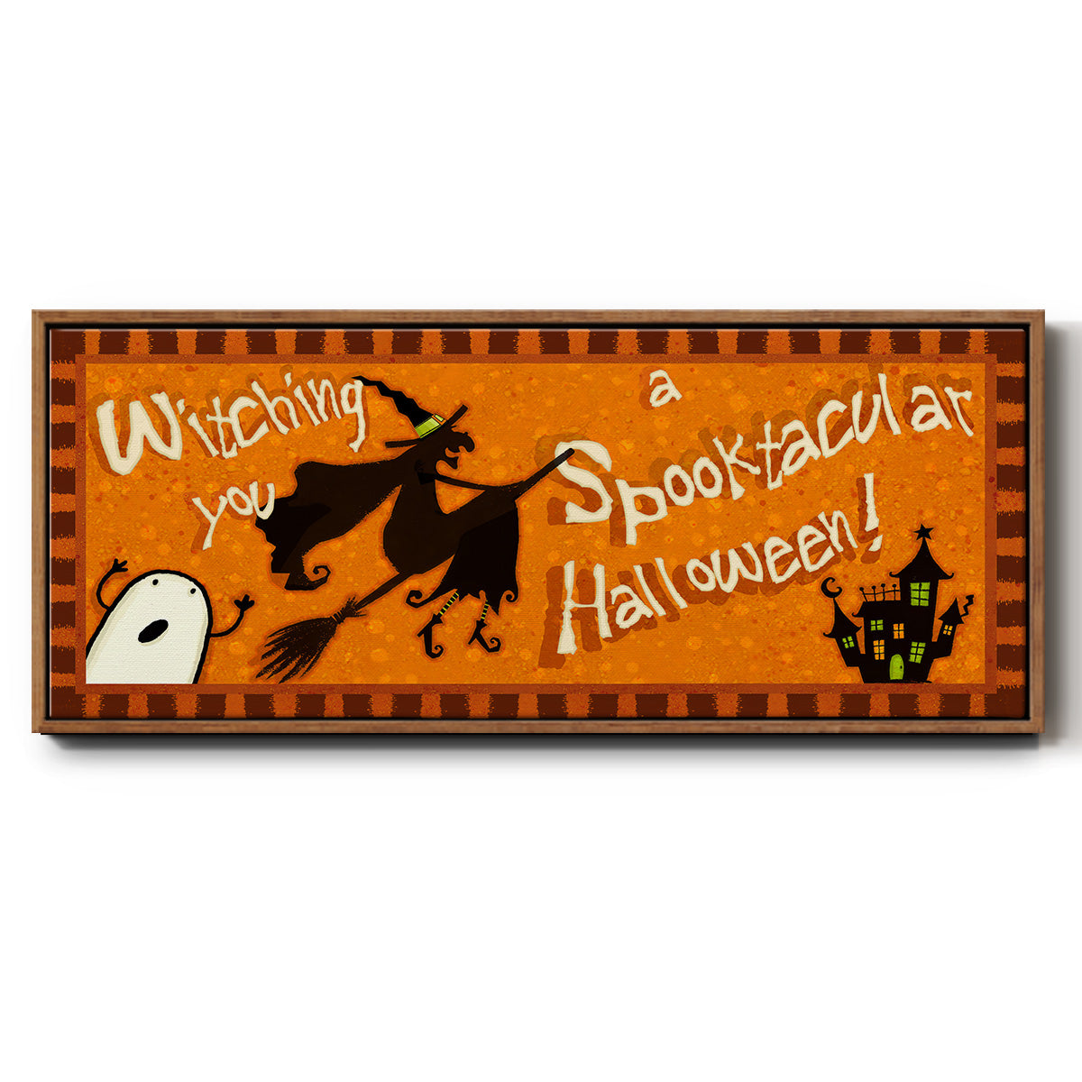 Spooktacular Collection D - Floater Framed Canvas Print