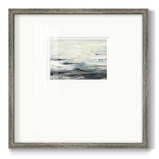 On the Stormy Seas - Double Matboard Framed Print