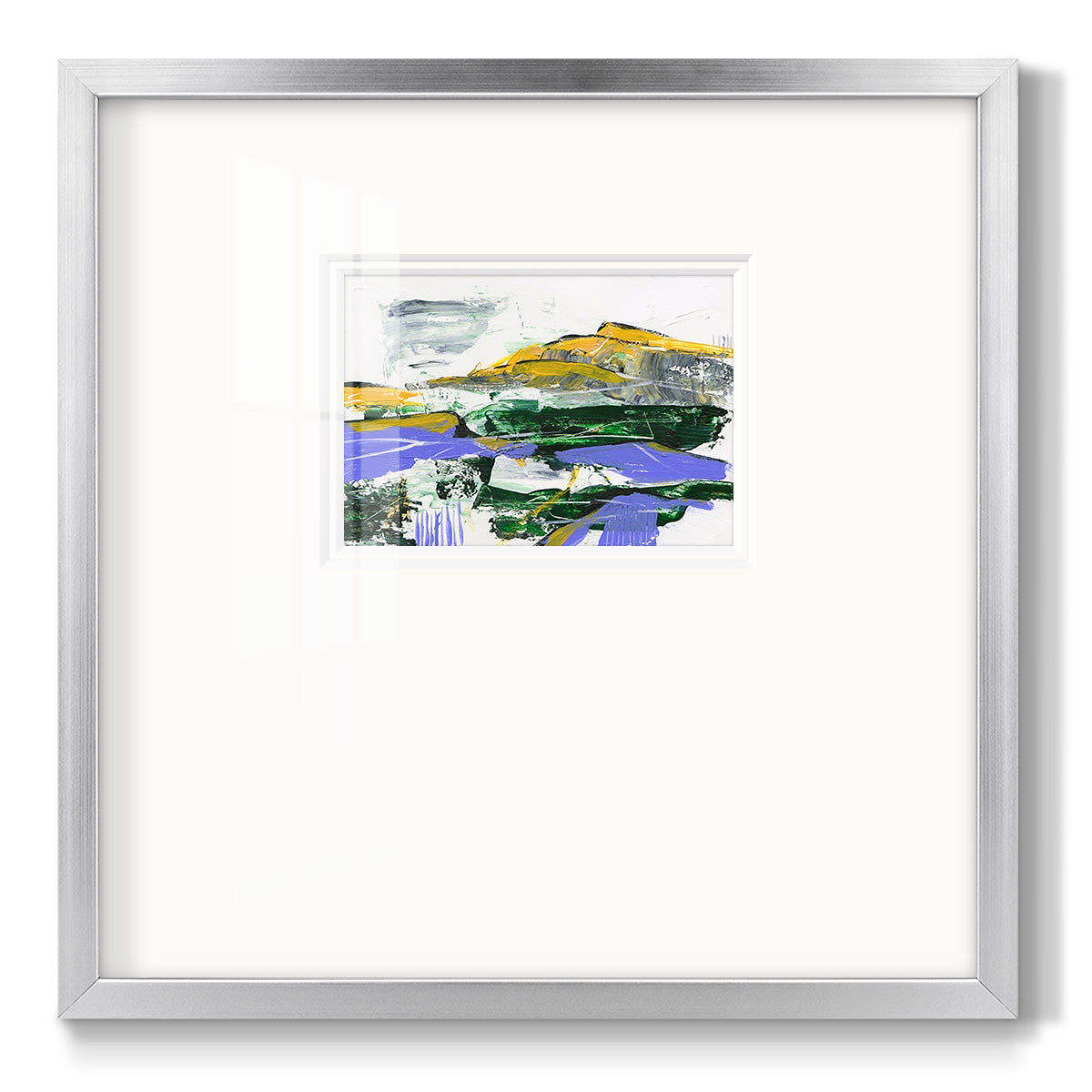 Silent Mountain VI Premium Framed Print Double Matboard