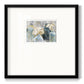 Vessels and Blooms Blues - Double Matboard Framed Print