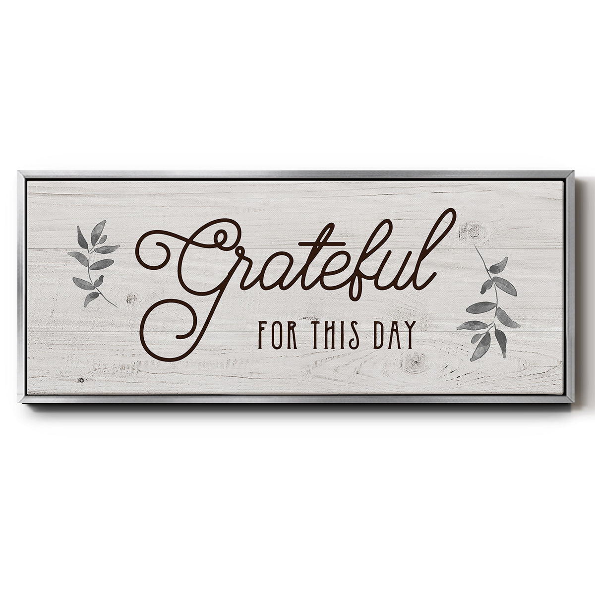 For this Day - Floater Framed Canvas Print