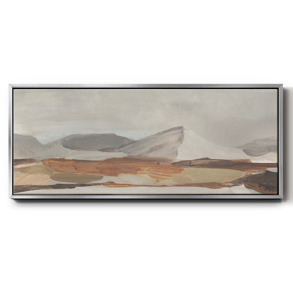 Dusky Mountain II - Floater Framed Canvas Print