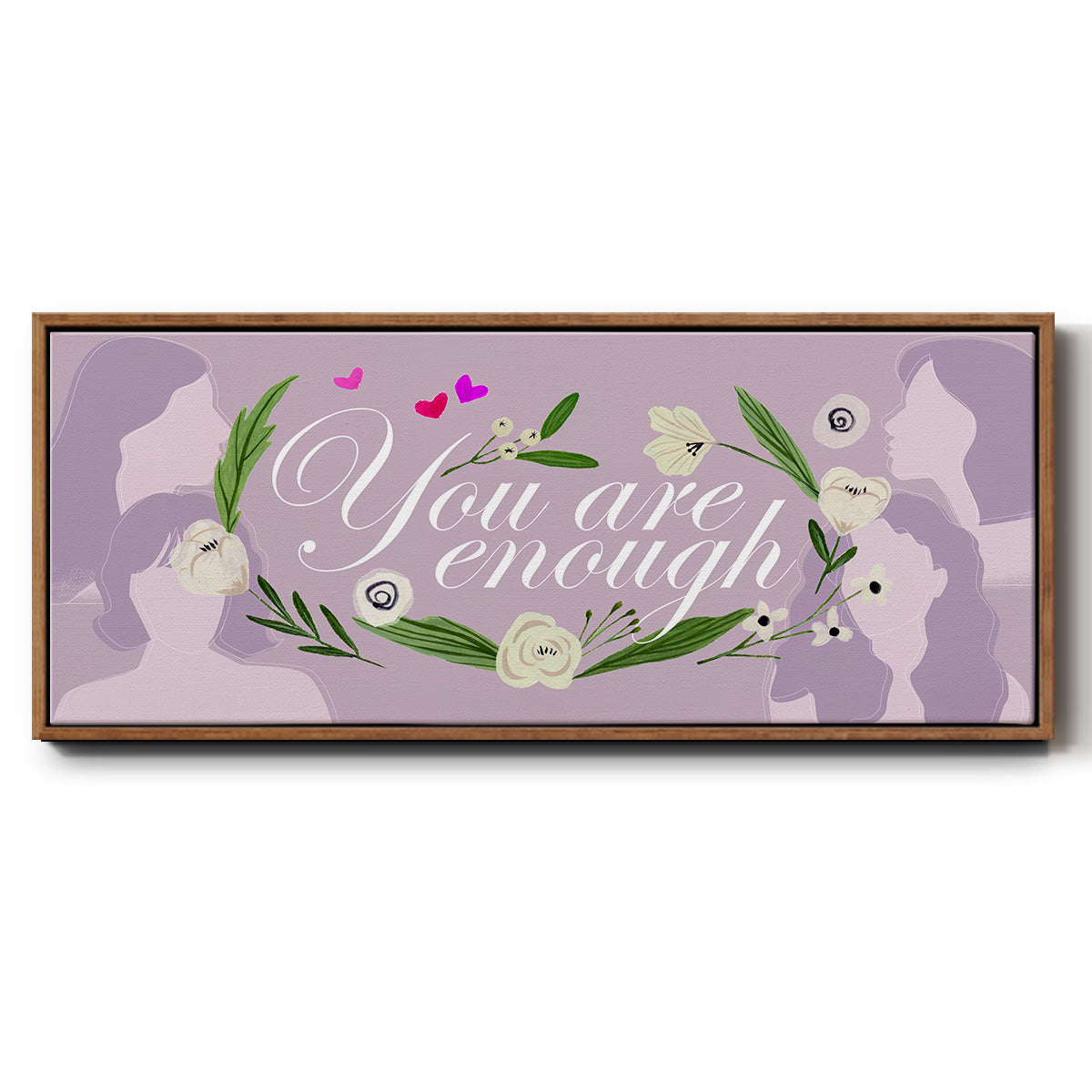 Happy Galentine's Day Collection D - Floater Framed Canvas Print