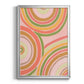 Abstract Rainbow II - Modern Framed Canvas Print