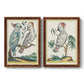 Pastel Birds I - Premium Framed Canvas 2 Piece Set - Ready to Hang