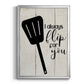 Flip For You - Modern Framed Canvas Print