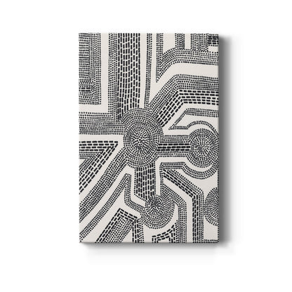 Dots and Dashes II - Canvas Art Print