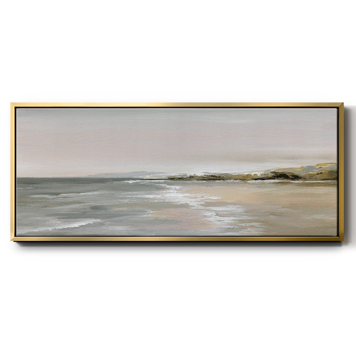 New Shore - Floater Framed Canvas Print