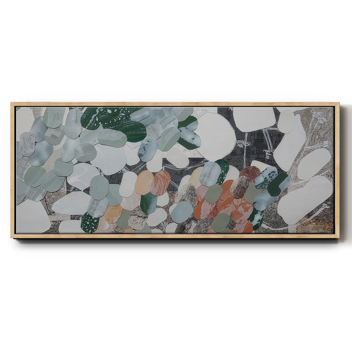 Antelope Canyon Run II - Floater Framed Canvas Print