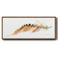 Tail Feather IV - Floater Framed Canvas Print