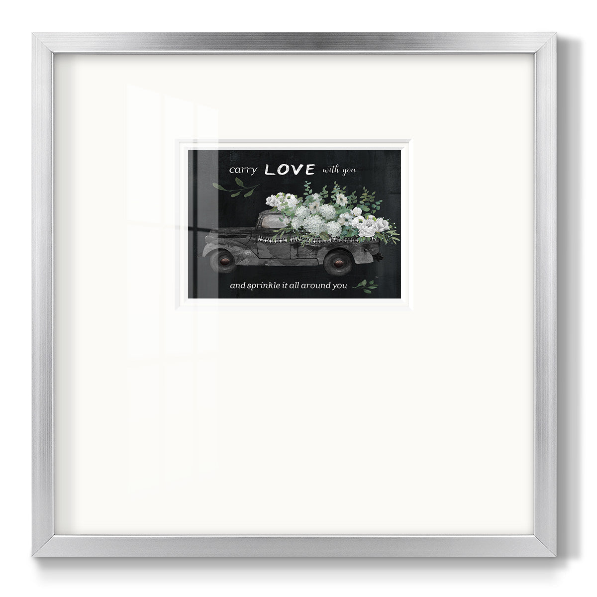 Carry Love - Double Matboard Framed Print