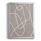 Fissures II - Modern Framed Canvas Print