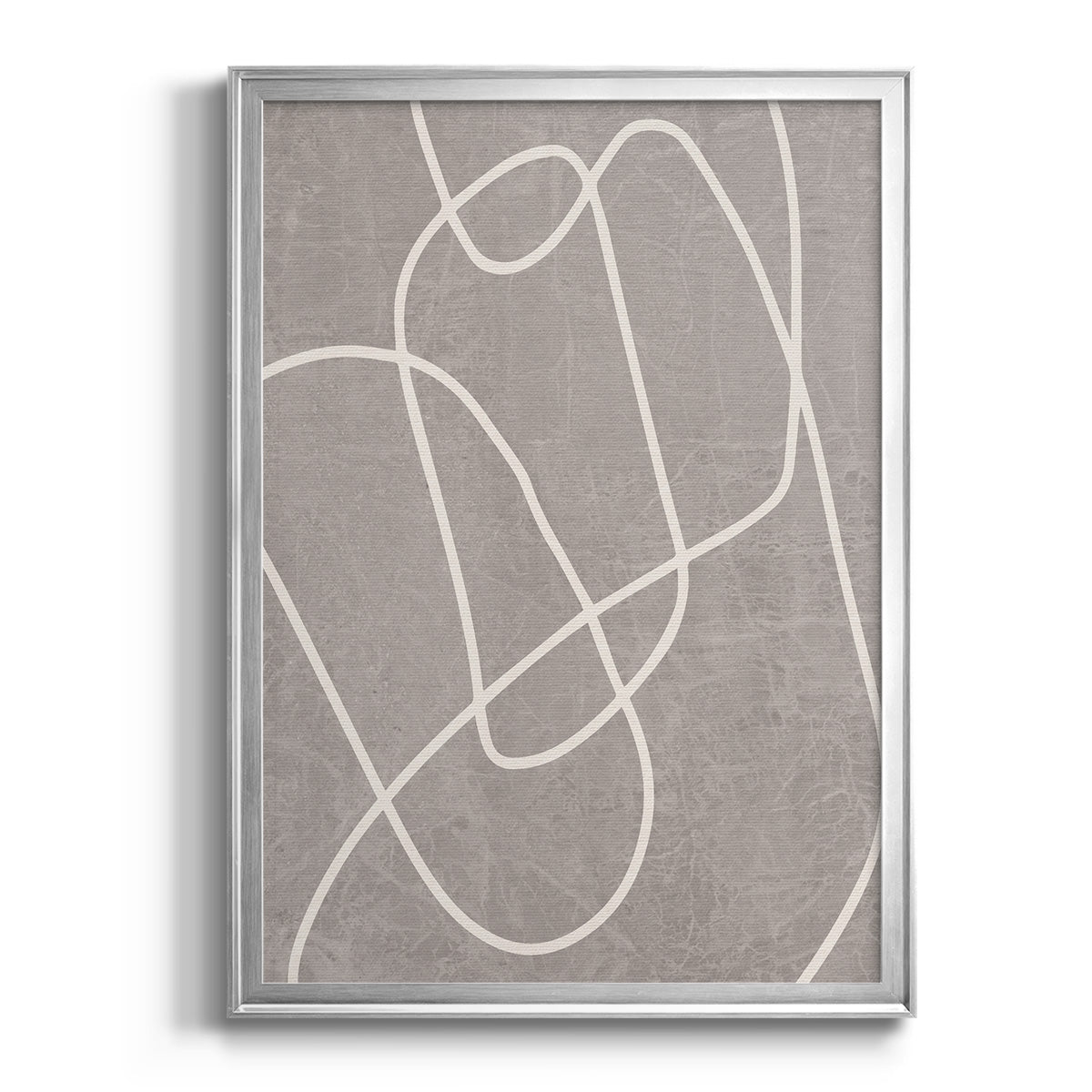 Fissures II - Modern Framed Canvas Print