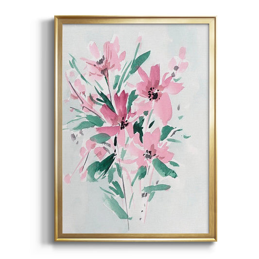 Posy Blooms IV - Modern Framed Canvas Print