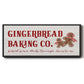 Gingerbread Baking Co - Floater Framed Canvas Print